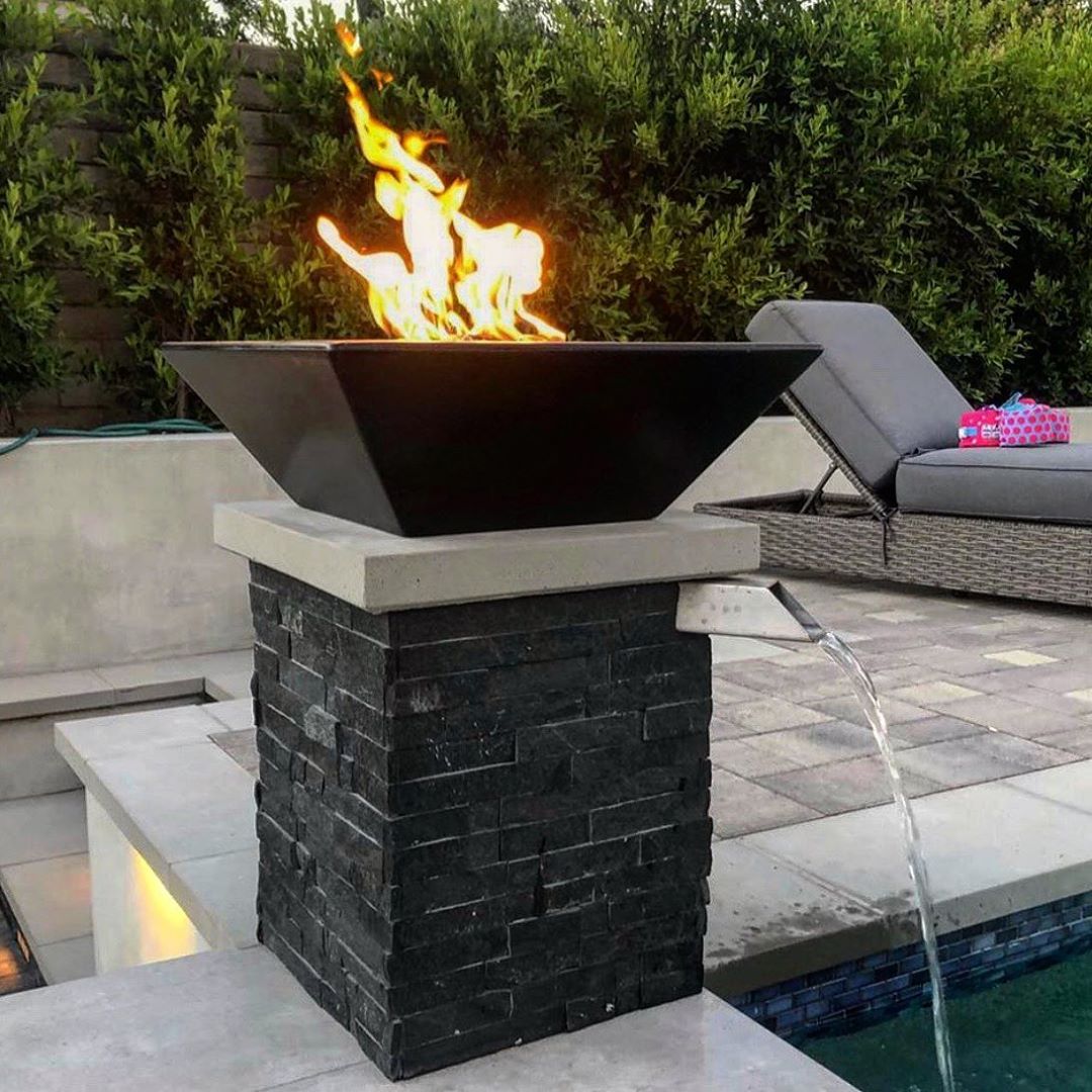 The Outdoor Plus-Maya Fire Bowl–GFRC Concrete