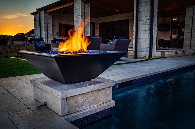 The Outdoor Plus-Maya Fire Bowl–GFRC Concrete