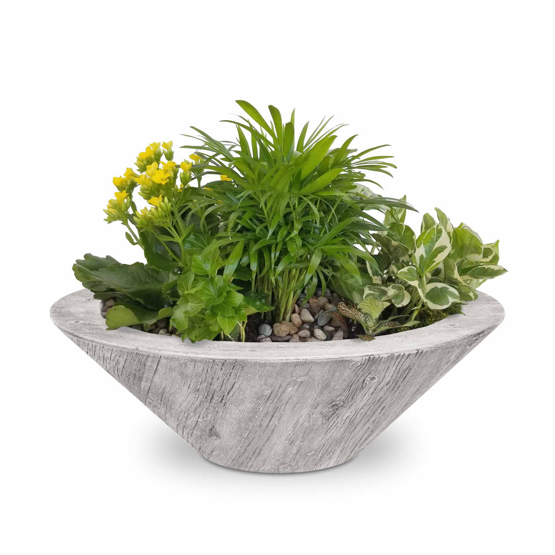 The Outdoor Plus-Cazo Bowl–GFRC Wood Grain