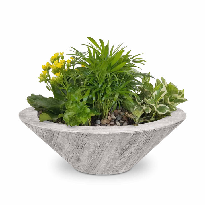 The Outdoor Plus-Cazo Bowl–GFRC Wood Grain