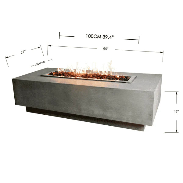 Elementi Granville Fire Pit Table