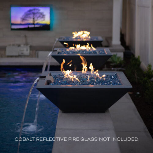 The Outdoor Plus-Maya Fire & Water Bowl–GFRC Concrete