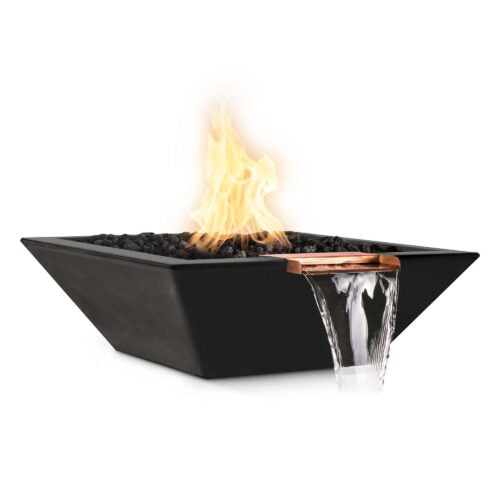 The Outdoor Plus-Maya Fire & Water Bowl–GFRC Concrete