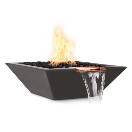 The Outdoor Plus-Maya Fire & Water Bowl–GFRC Concrete