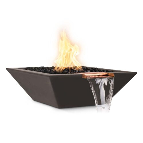 The Outdoor Plus-Maya Fire & Water Bowl–GFRC Concrete