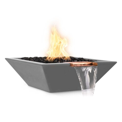 The Outdoor Plus-Maya Fire & Water Bowl–GFRC Concrete