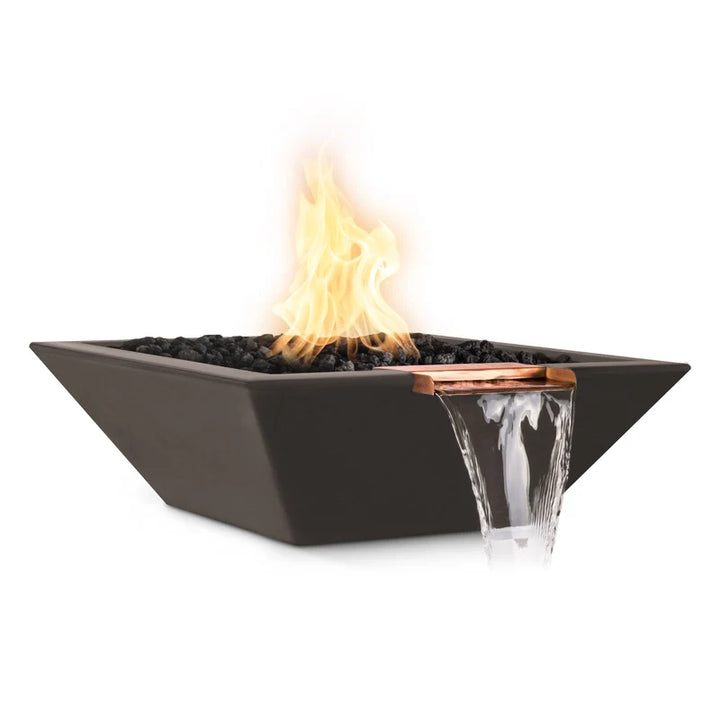 The Outdoor Plus-Maya Fire & Water Bowl–GFRC Concrete