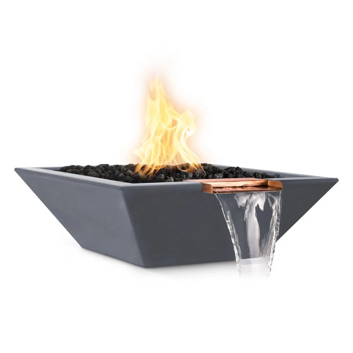 The Outdoor Plus-Maya Fire & Water Bowl–GFRC Concrete