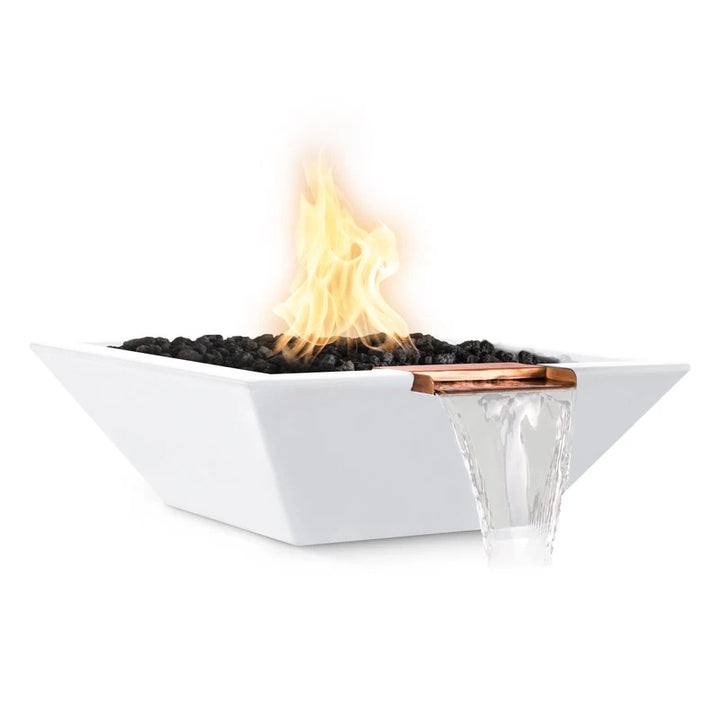 The Outdoor Plus-Maya Fire & Water Bowl–GFRC Concrete