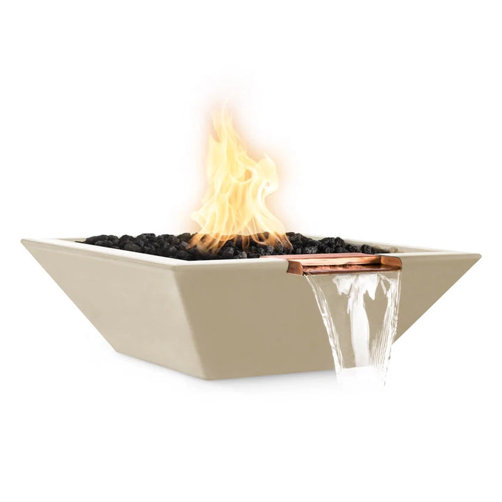 The Outdoor Plus-Maya Fire & Water Bowl–GFRC Concrete
