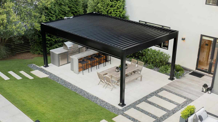Hanso-Motorized Freestanding Pergolas