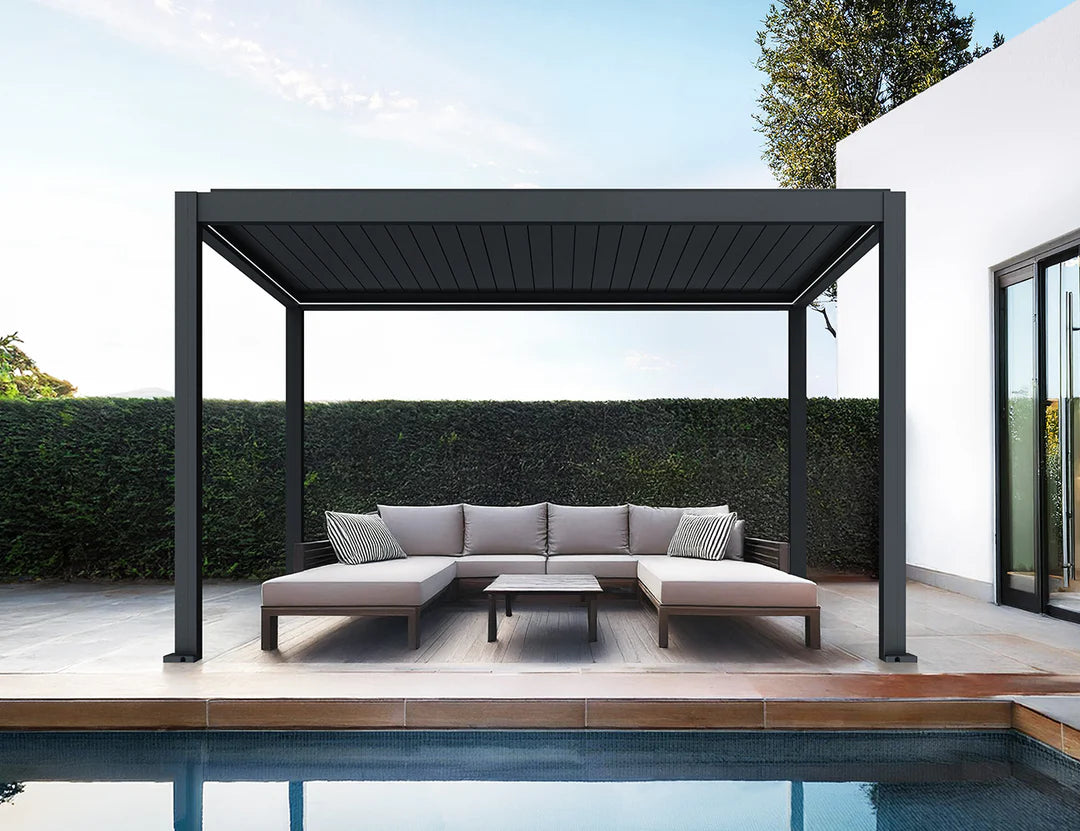Hanso-Motorized Freestanding Pergolas