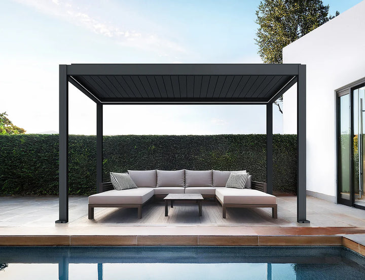 Hanso-Motorized Freestanding Pergolas