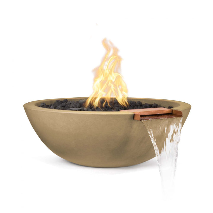The Outdoor Plus-Sedona Fire & Water Bowl–GFRC Concrete