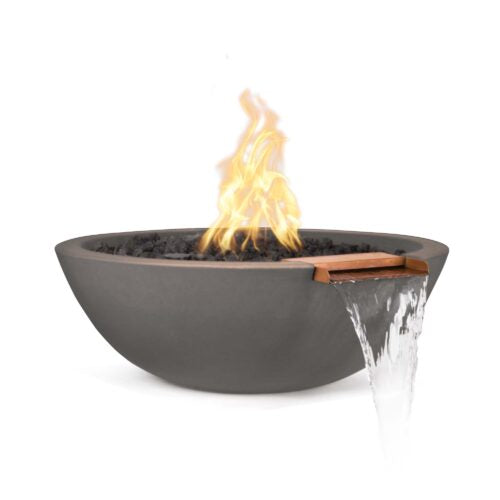 The Outdoor Plus-Sedona Fire & Water Bowl–GFRC Concrete