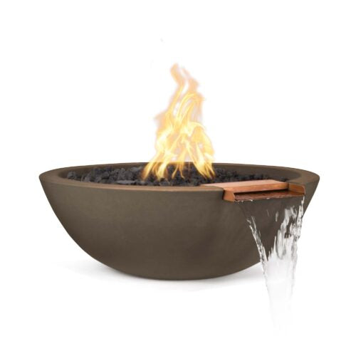 The Outdoor Plus-Sedona Fire & Water Bowl–GFRC Concrete