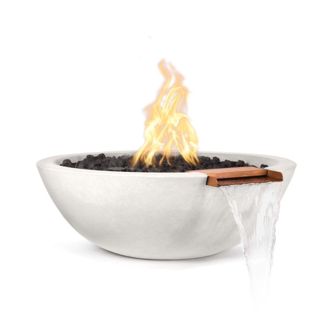 The Outdoor Plus-Sedona Fire & Water Bowl–GFRC Concrete