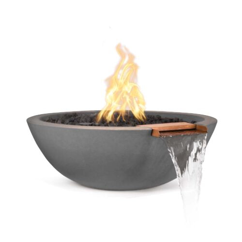 The Outdoor Plus-Sedona Fire & Water Bowl–GFRC Concrete