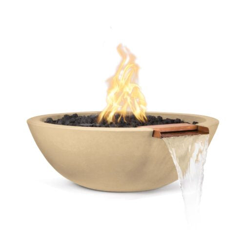 The Outdoor Plus-Sedona Fire & Water Bowl–GFRC Concrete
