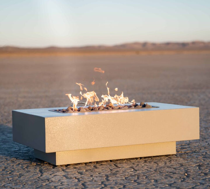 The Outdoor Plus-Coronado Fire Pit Rectangular Metal Powder Coat