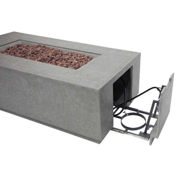 Elementi Andes Fire Table With Propane Tank Holder