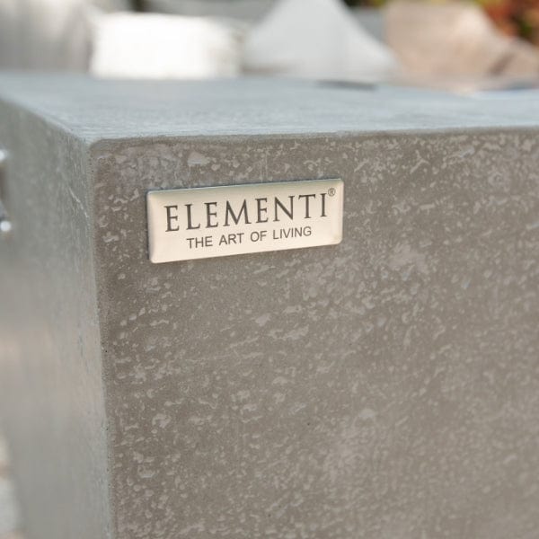 Elementi Andes Fire Table With Propane Tank Holder