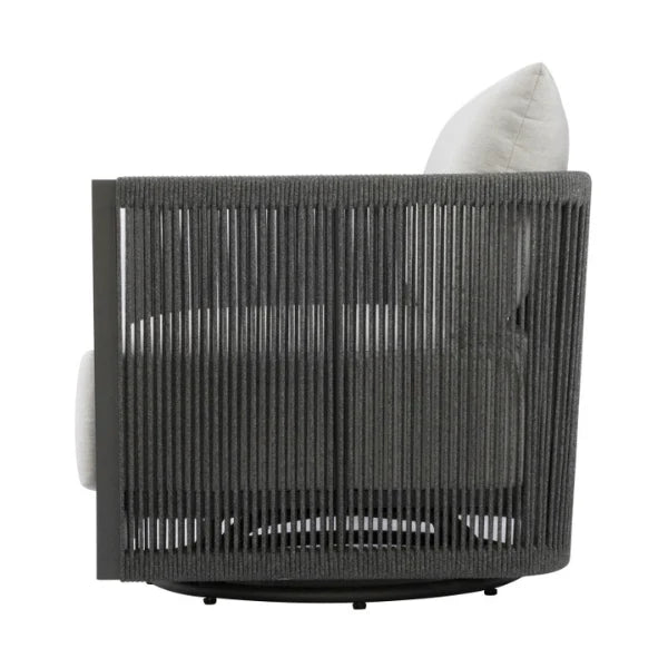 Elementi Outdoor Capri Rope Swivel Chair