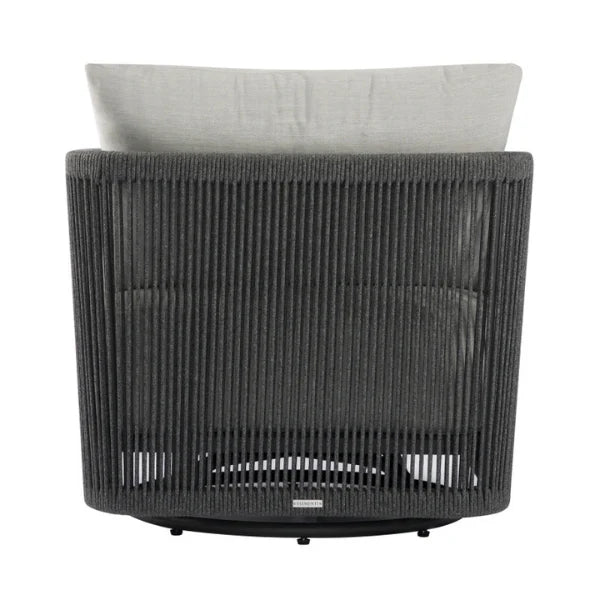 Elementi Outdoor Capri Rope Swivel Chair