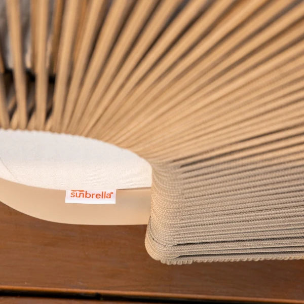 Elementi Outdoor Malibu Rope Swivel Chair