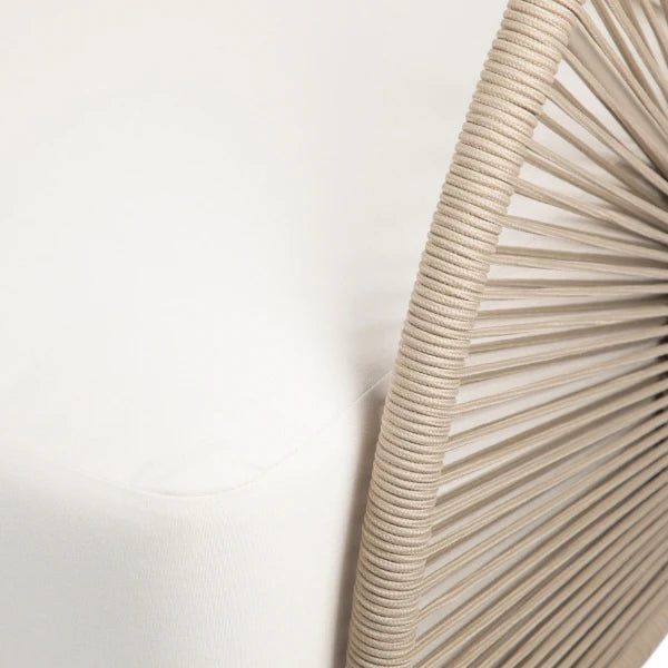 Elementi Outdoor Malibu Rope Swivel Chair