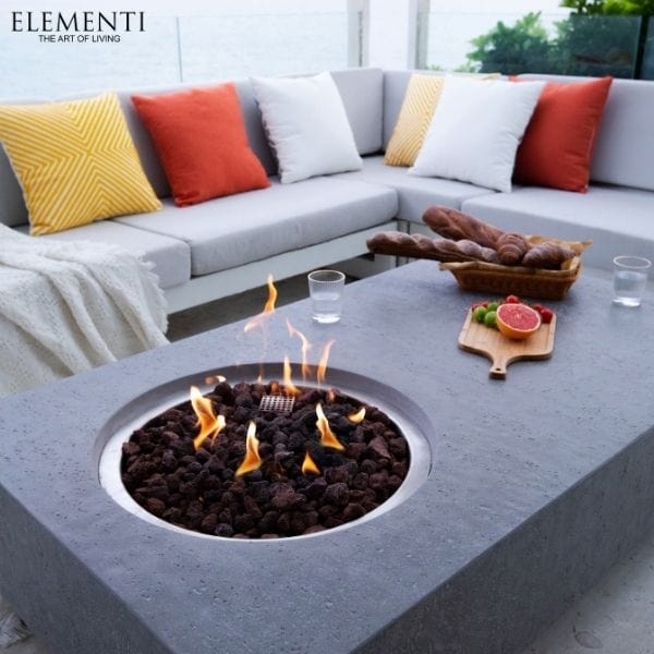 Elementi Metropolis Fire Table