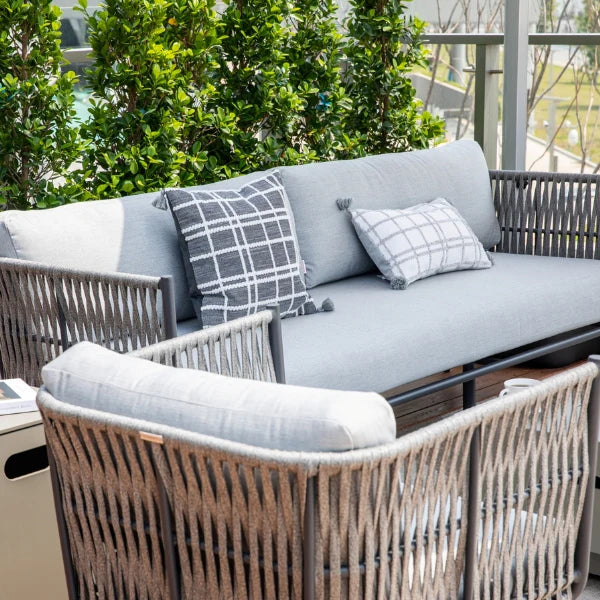 Elementi Outdoor Milano Rope Swivel Chair