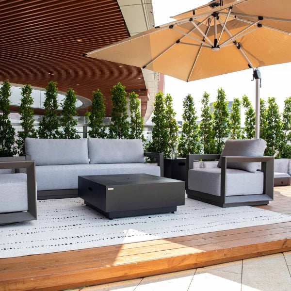 Elementi Outdoor Newport Aluminum Lounge Chair