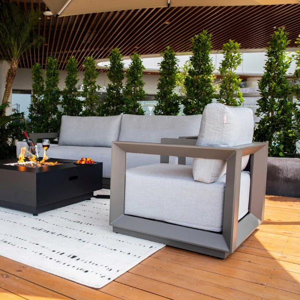 Elementi Outdoor Newport Aluminum Lounge Chair