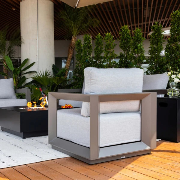 Elementi Outdoor Newport Aluminum Lounge Chair