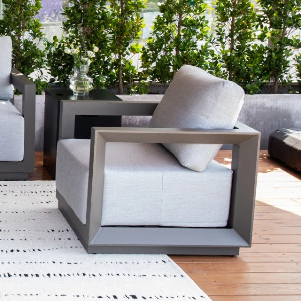 Elementi Outdoor Newport Aluminum Lounge Chair