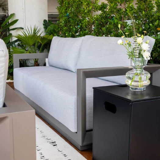 Elementi Outdoor Newport Aluminum Sofa
