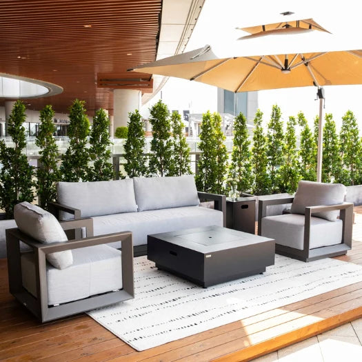 Elementi Outdoor Newport Aluminum Sofa