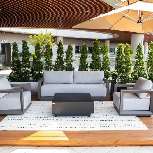 Elementi Outdoor Newport Aluminum Sofa