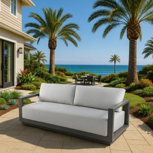 Elementi Outdoor Newport Aluminum Sofa