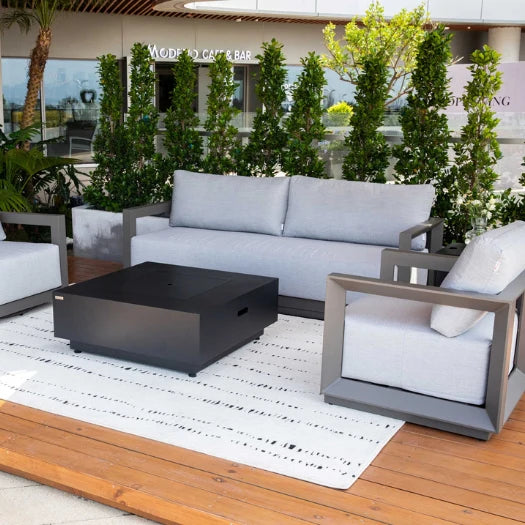 Elementi Outdoor Newport Aluminum Sofa