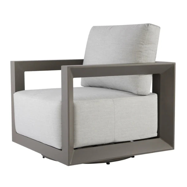 Elementi Outdoor Newport Aluminum Swivel Chair