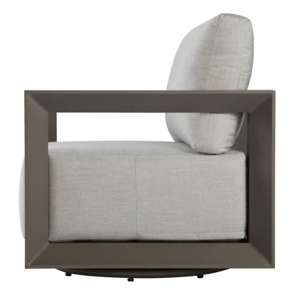 Elementi Outdoor Newport Aluminum Swivel Chair