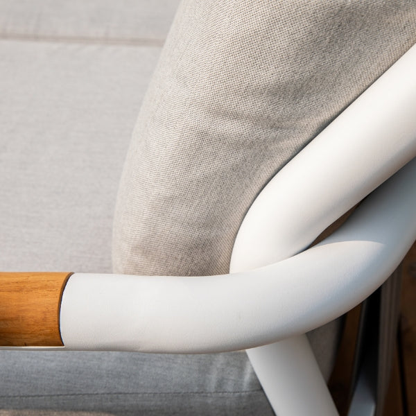 Elementi Outdoor Santorini Aluminum Lounge Chair