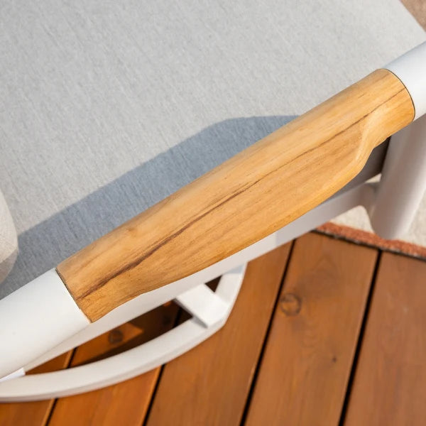 Elementi Outdoor Santorini Aluminum Lounge Chair