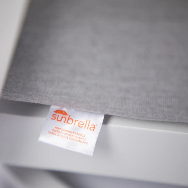 Elementi Outdoor Santorini Aluminum Swivel Chair Teak Armrests